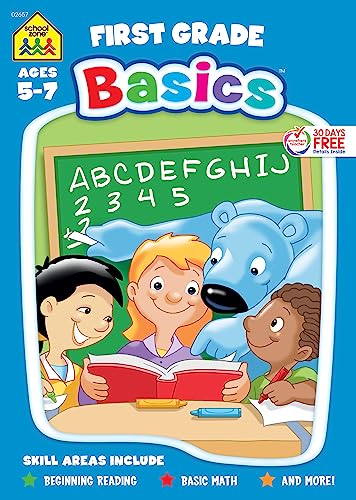 School Zone First Grade Basics 96-Page Workbook