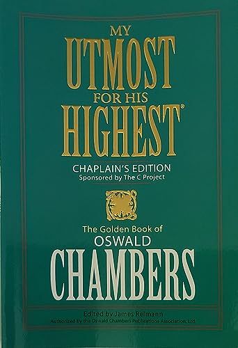 MY UTMOST FOR THE HIGHEST CHAPLAINS EDITION