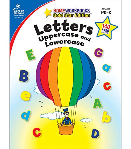 Letters: Uppercase and Lowercase, Grades Pk - K
