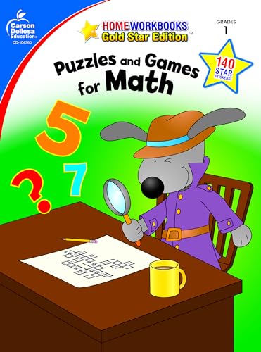 Puzzles and Games for Math, Grade 1