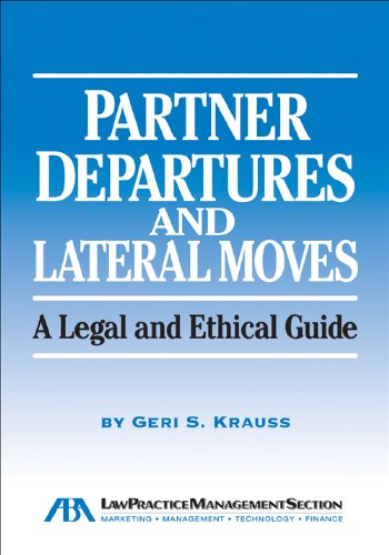 Partner Departures and Lateral Moves