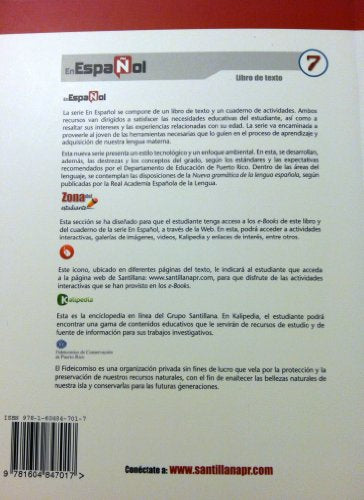 Espanol  Texto Santillana  Isbn