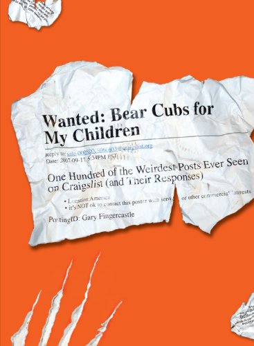 Wanted - Bear Cubs for My Children