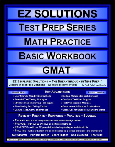 EZ Solutions: Test Prep Series: Math Practice: Basic Workbook: GMAT