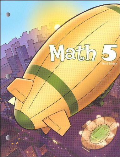 Math 5 Student Worktext 3rd Edition
