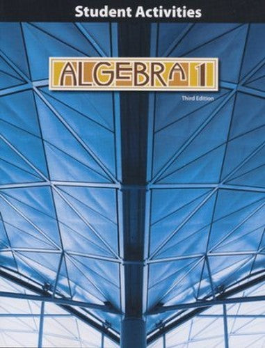 Algebra 1 Stu ACT Manual Grd9