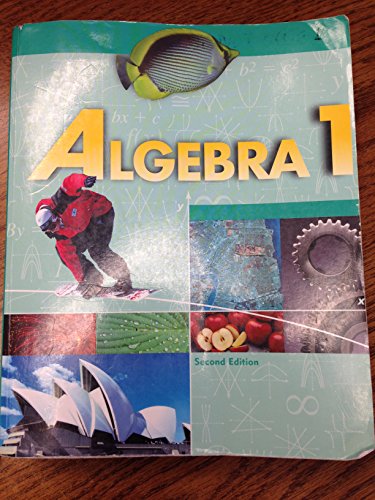 Algebra 1 Student Text 2nd Edition (Copyright Update)