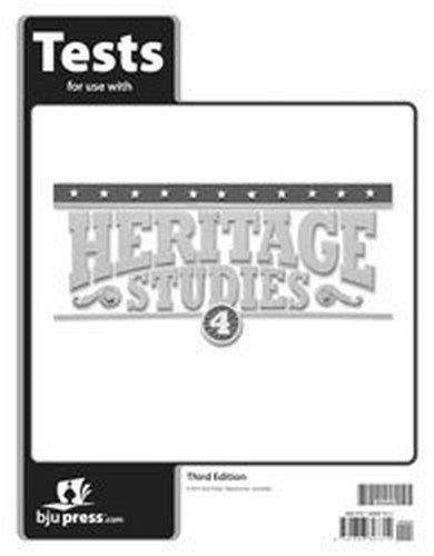 Heritage Studies 4 Test 3rd Ed