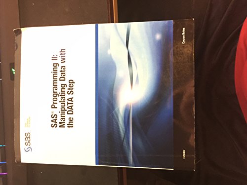 SAS Programming 2