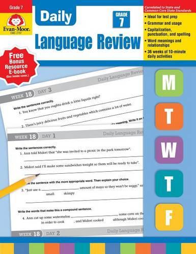 Daily Language Review, Grade 7 Te