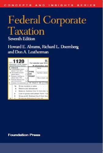 Federal Corporate Taxation
