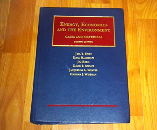 Energy, Economics and the Environment