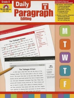 Daily Paragraph Editing Grade 8 Te