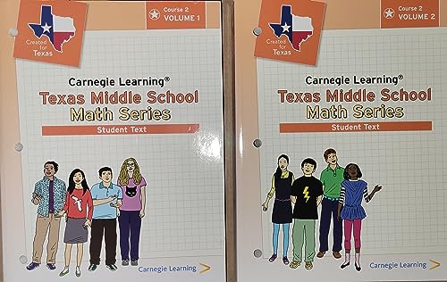 Carnegie Learning Texas Middle School Math Series Course  Student Edition Volumes