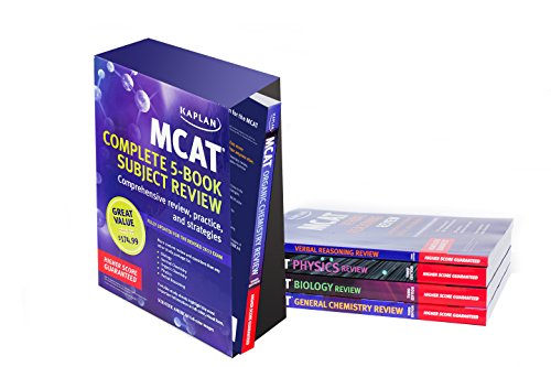 Kaplan MCAT Review Complete 5-book Subject Review