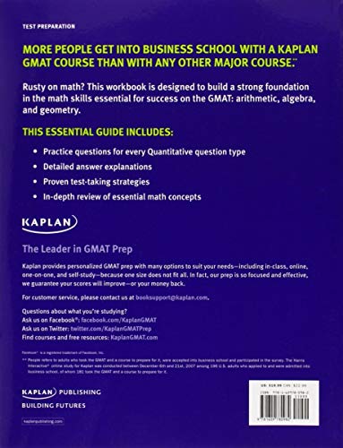 Kaplan GMAT Math Foundations