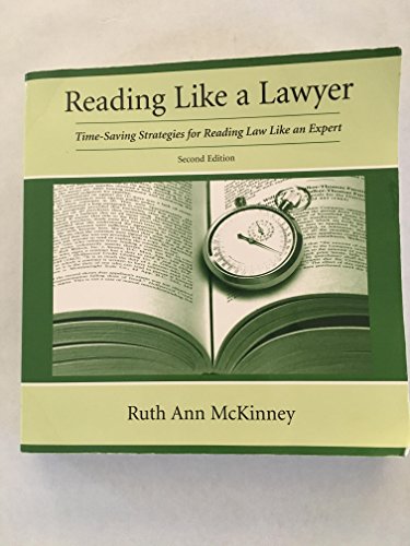Reading Like a Lawyer