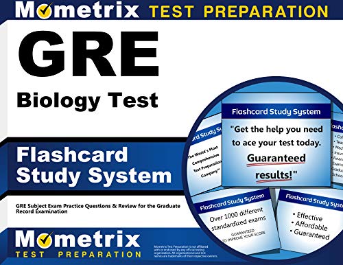 GRE Biology Test Flashcard Study System