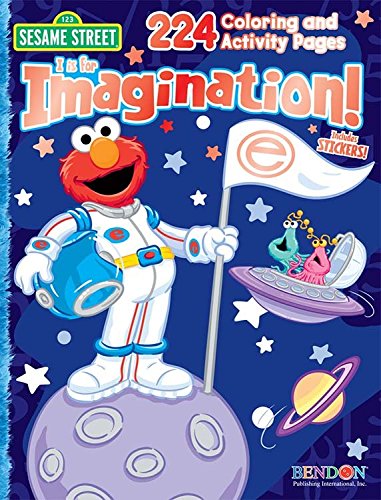 Sesame Street: I Is For Imagination Color and Sticker Activity Book