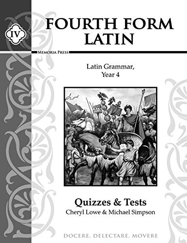 Fourth Form Latin Quizzes  Tests