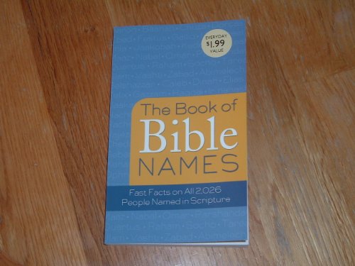 The Book of Bible Names