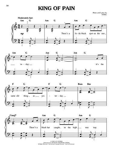 Sting - Easy Piano Collection