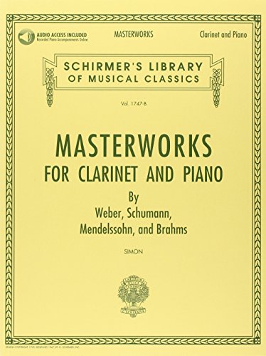 Masterworks for Clarinet and Piano