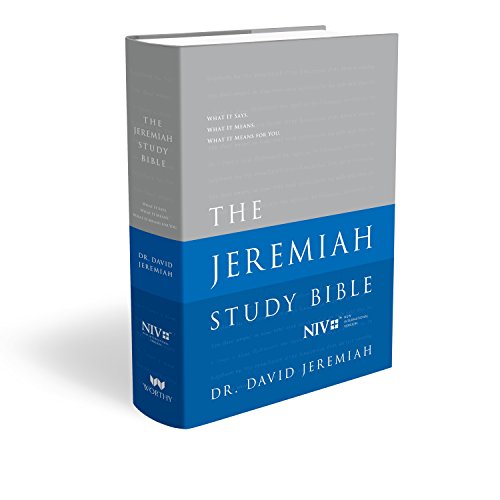 THE JEREMIAH STUDY BIBLE, NIV: JACKETED HARDCOVER