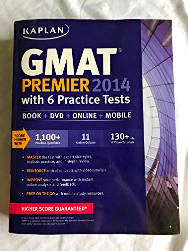 Kaplan GMAT Premier 2014 with 6 Practice Tests