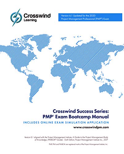 2024 Exam: Crosswind Success Series: PMP Exam Bootcamp Manual with exam sim app