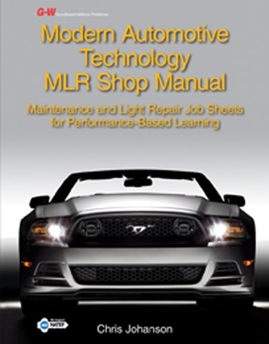 Modern Automotive Technology Mlr Shop Manual
