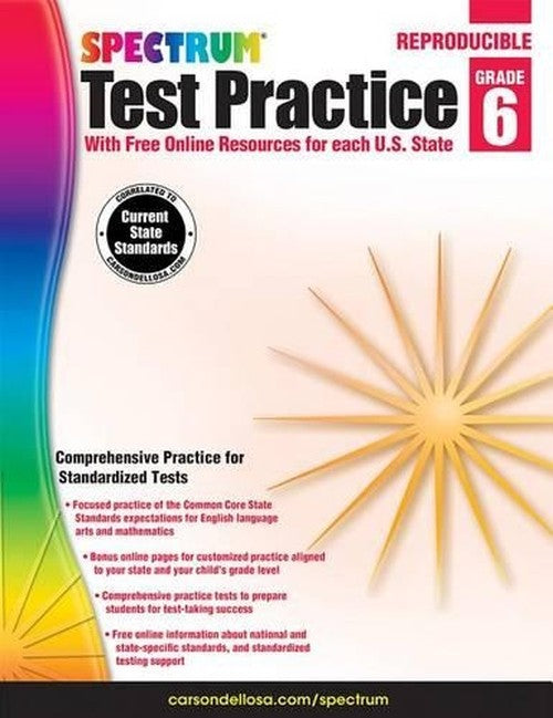 Spectrum Test Practice, Grade 6