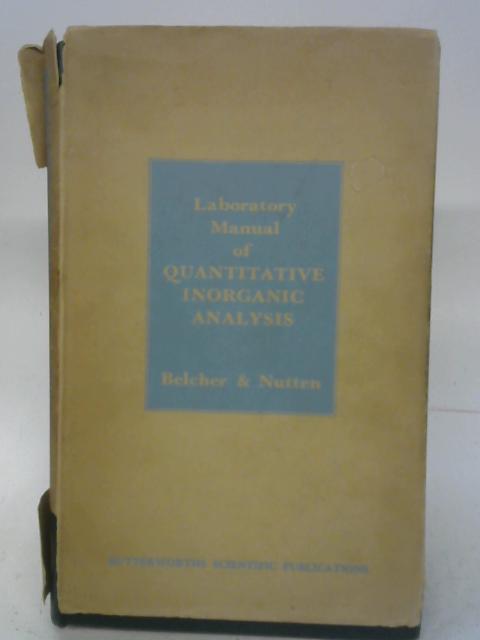 Quantitative Inorganic Analysis