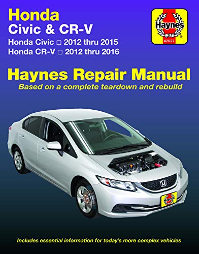 Honda Civic (12-15) & CR-V (12-16) Haynes Manual (USA)