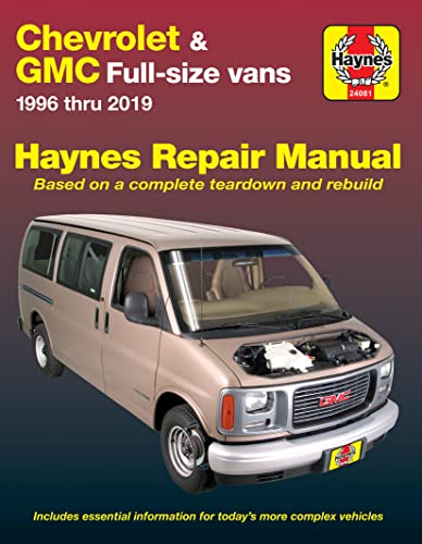 Chevrolet Express & GMC Savana full-size petrol vans (1996-2019) (USA)