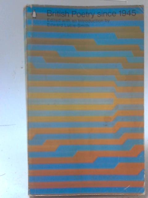 British Poetry Since 1945