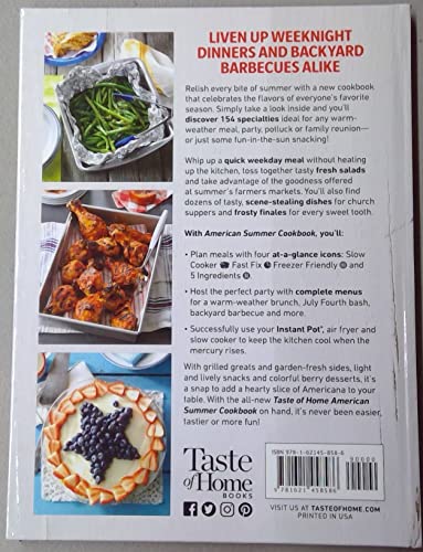 Taste of Home American Summer Cookbook 2022