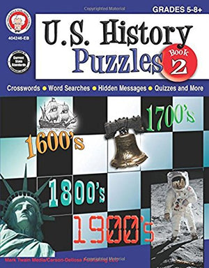 U.S. History Puzzles, Book 2, Grades 5 - 8