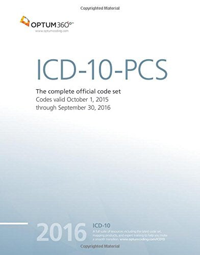 ICD-10-PCs Expert 2016 (Softbound)