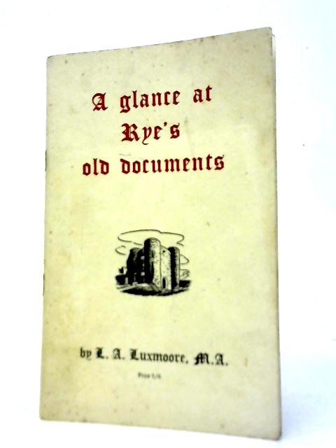 A Glance at Rye's Old Documents