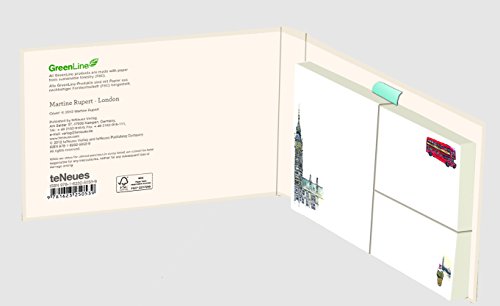 World Cities Green Sticky Notes