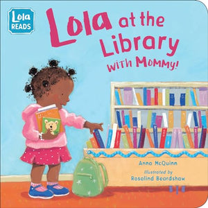 Lola at the Library with Mommy