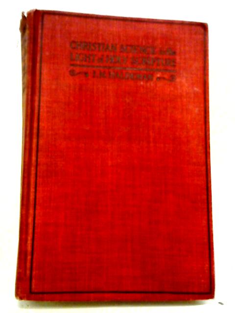 Christian Science In The Light Of Holy Scripture