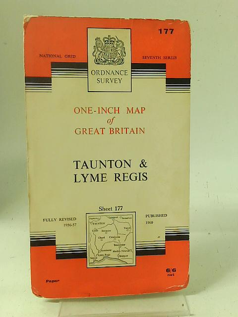 Taunton and Lyme Regis Ordnance Survey One-Inch Map of Great Britain Sheet 177
