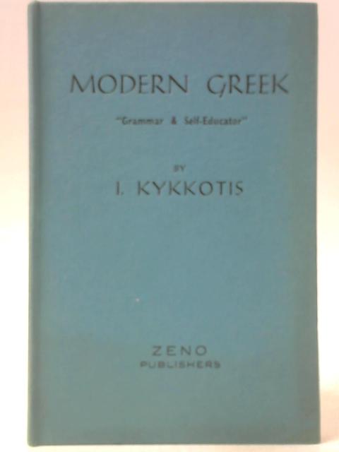 Modern Greek Grammar and Self Educator