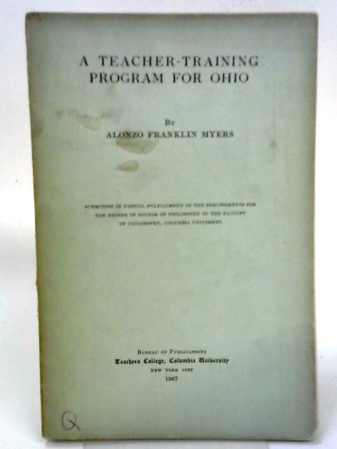 A Teacher-Training Program for Ohio