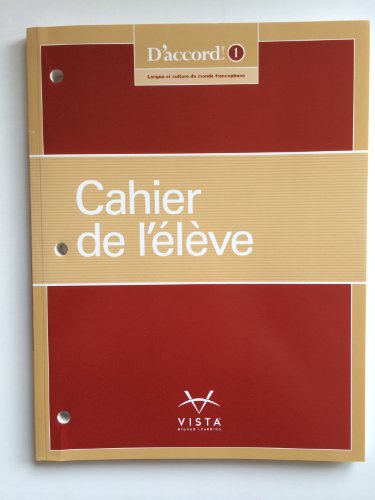Daccord 2015 L1 Cahier de L'eleve