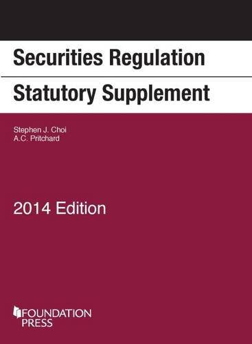 Securities Regulation Statutory Supplement
