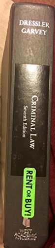 Cases and Materials on Criminal Law