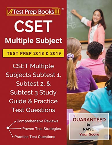CSET Multiple Subject Test Prep 2018 & 2019